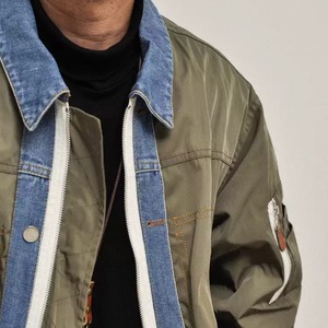 ツートーン フライト ジャケット K5402