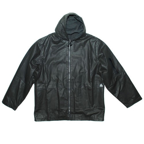 『G-FORCE』90s waxed hoodie zip jacket *deadstock