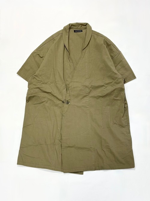NAPRON・SMALL COLLER HAORI・OLIVE GREEN