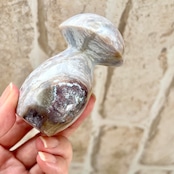 オーシャンジャスパー*マッシュルーム104*きのこ*天然石カービング*天然石インテリア*置き物