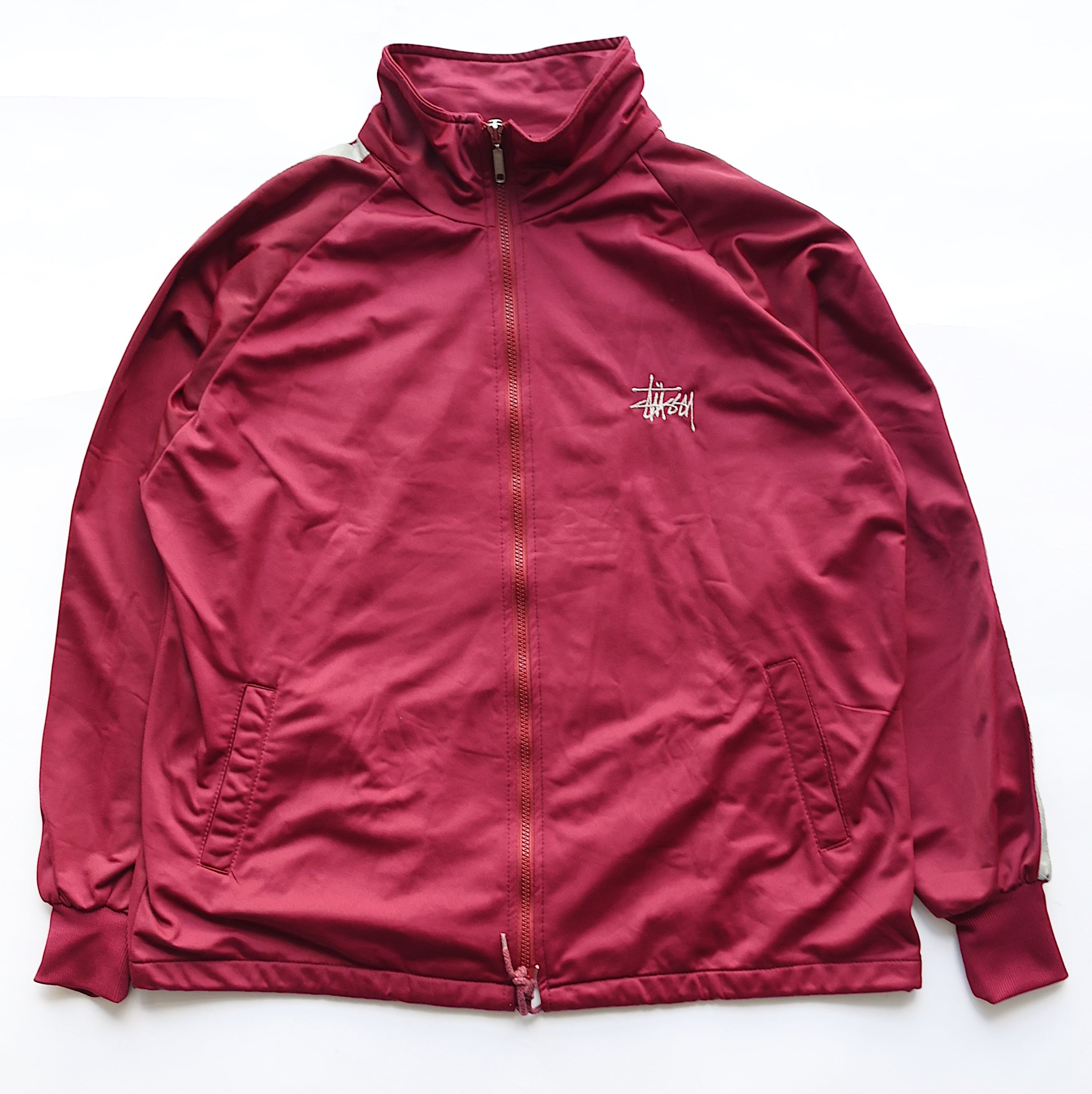 90S STUSSY SPORT REFLECTOR TRACK JACKET