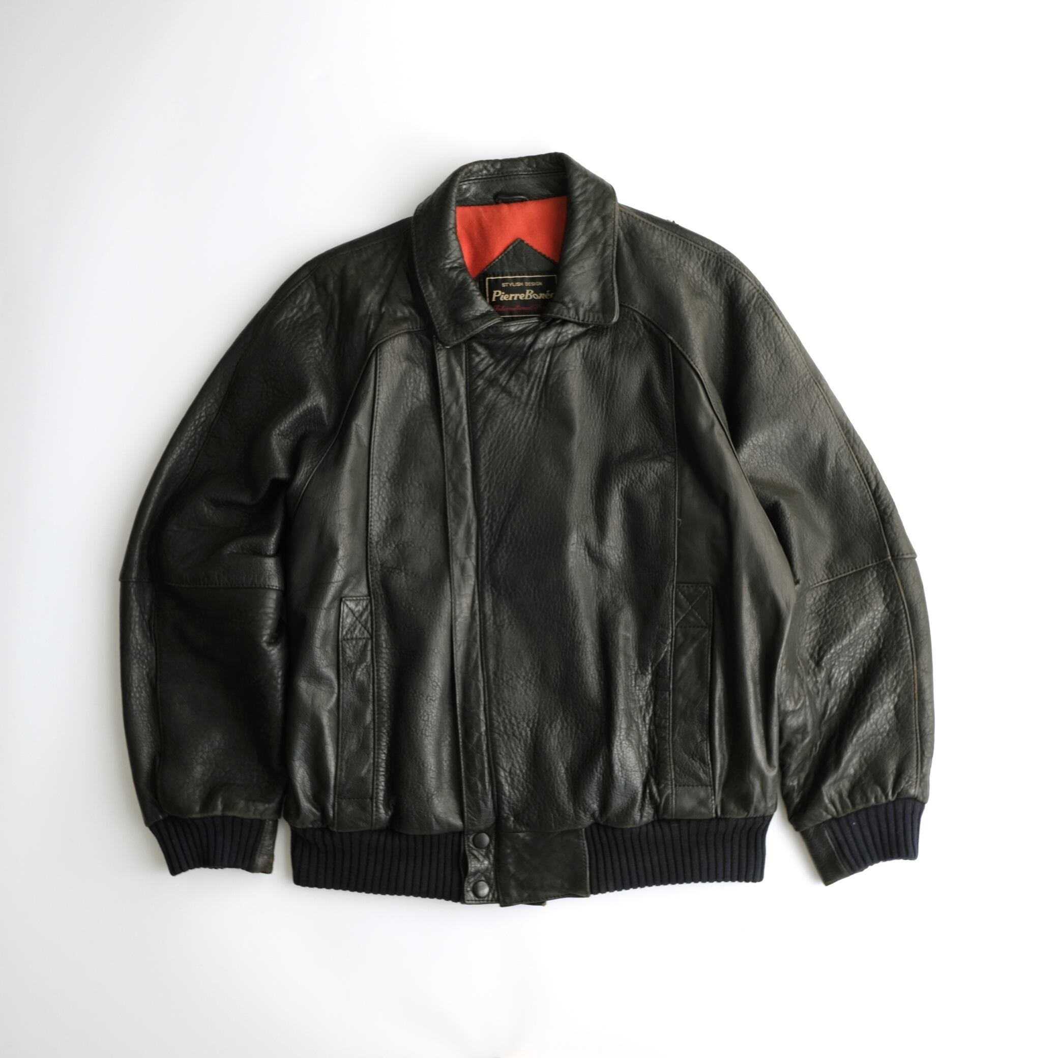 80s〜 MADE IN USA SCHOTT NYC LEATHER SINGLE RIDERS JACKET 441 or