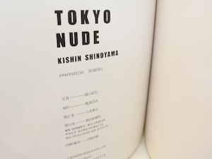 TOKYO　NUDE　献呈署名入　/　篠山紀信　　[31507]