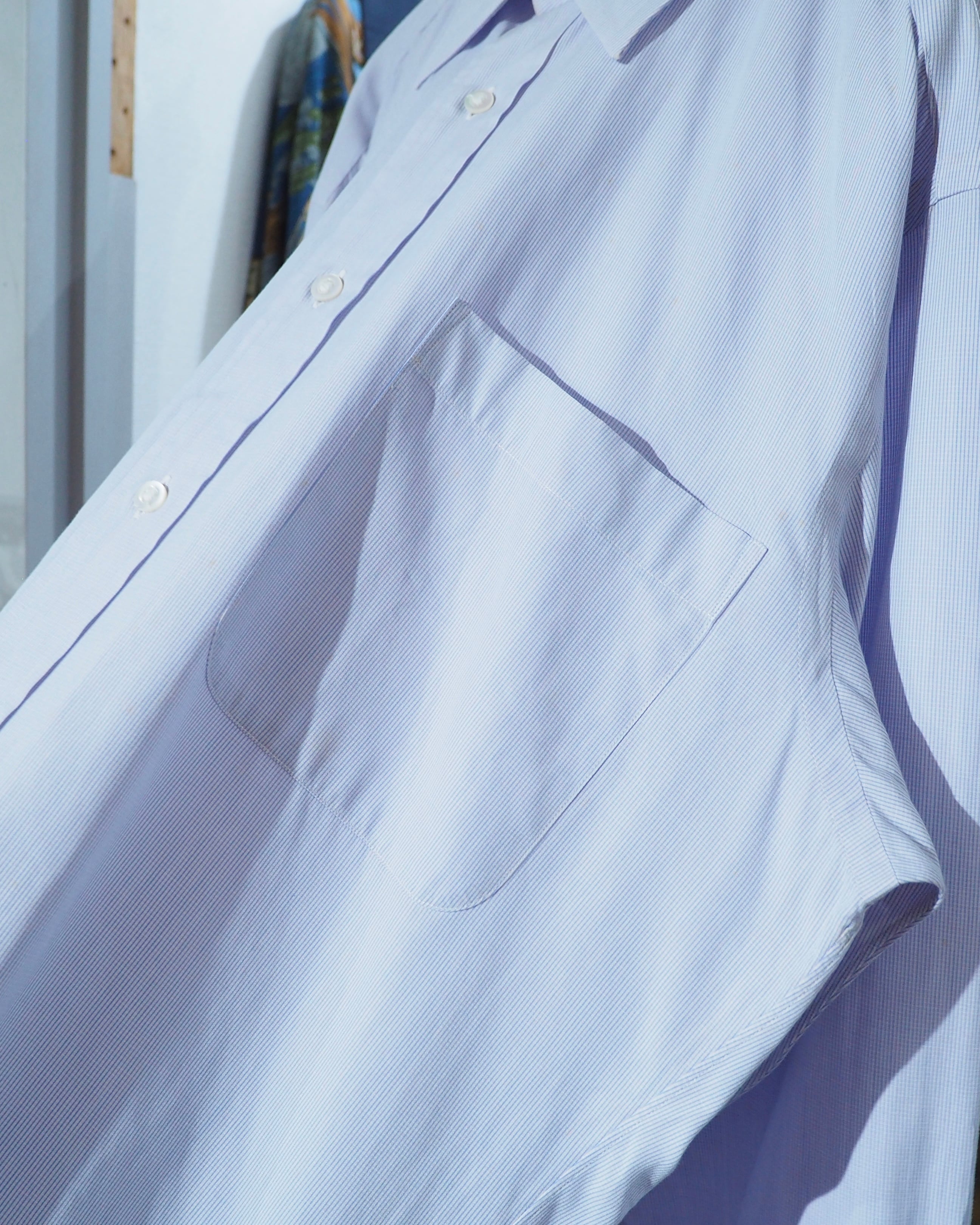 " LANVIN CLASSIQUE " Beautiful Lavender Purple color vintage Dress shirt