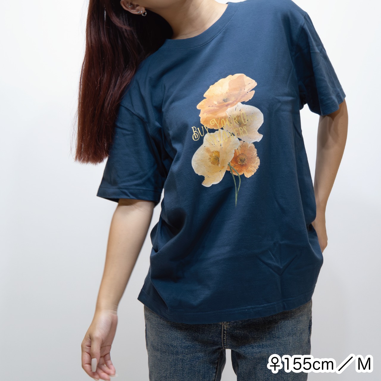 BYOF poppy TEE [スレート]