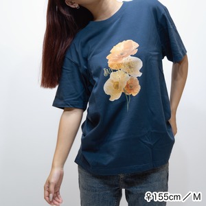 BYOF poppy TEE [スレート]