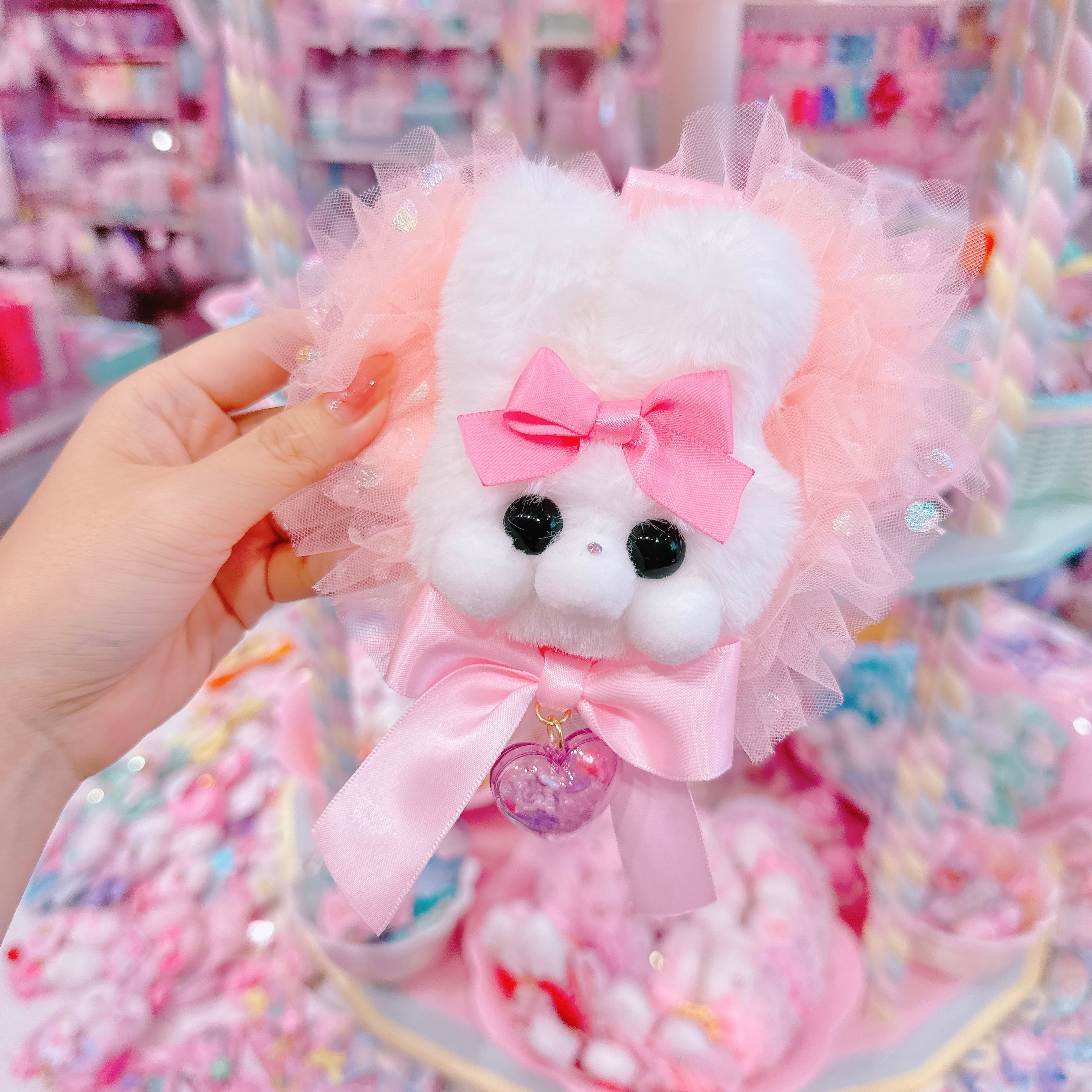 【G6】34-42シャカシャカ付きふんわりブローチ