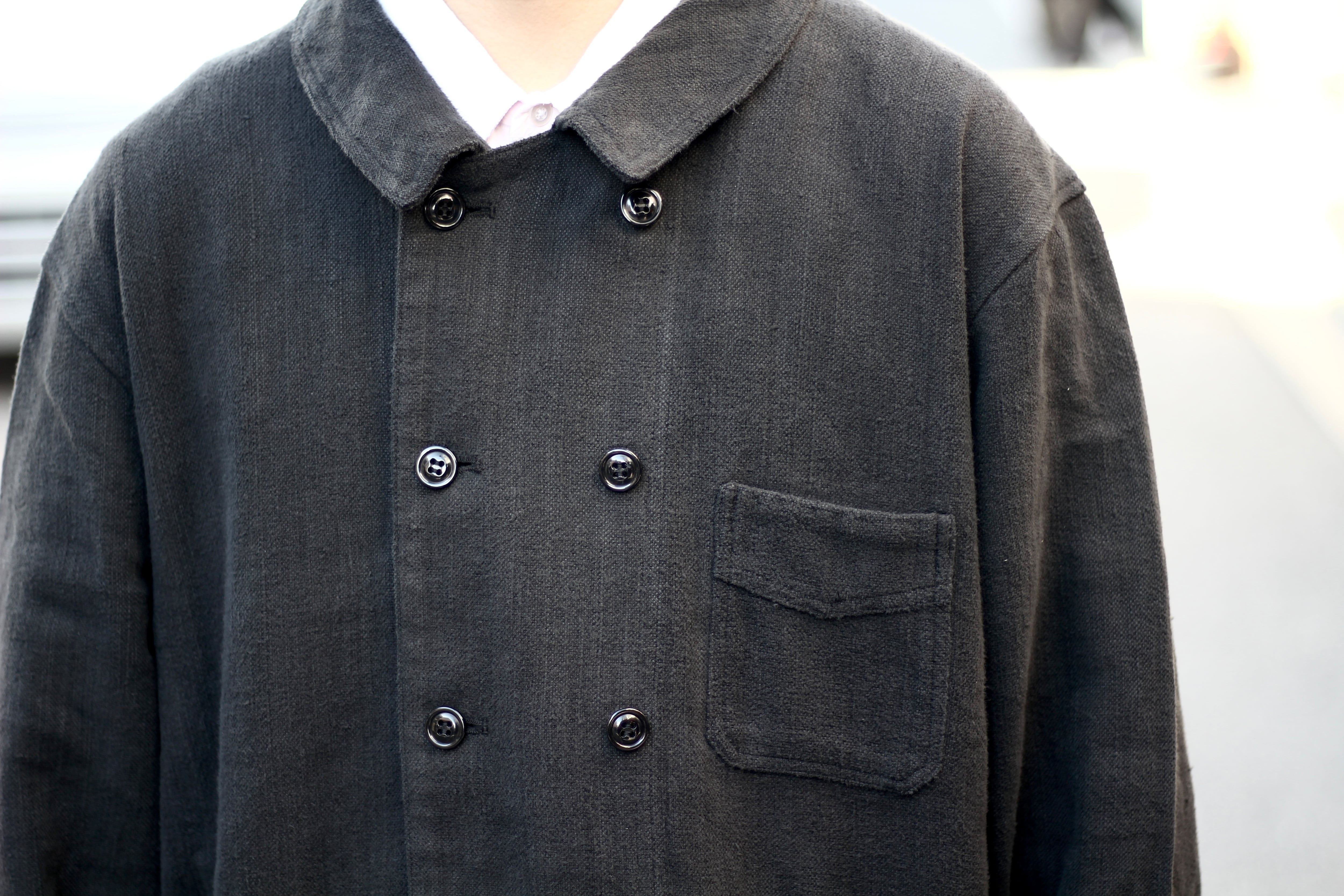 Achuu original antique linen work jacket | 京都古着屋 Achuu