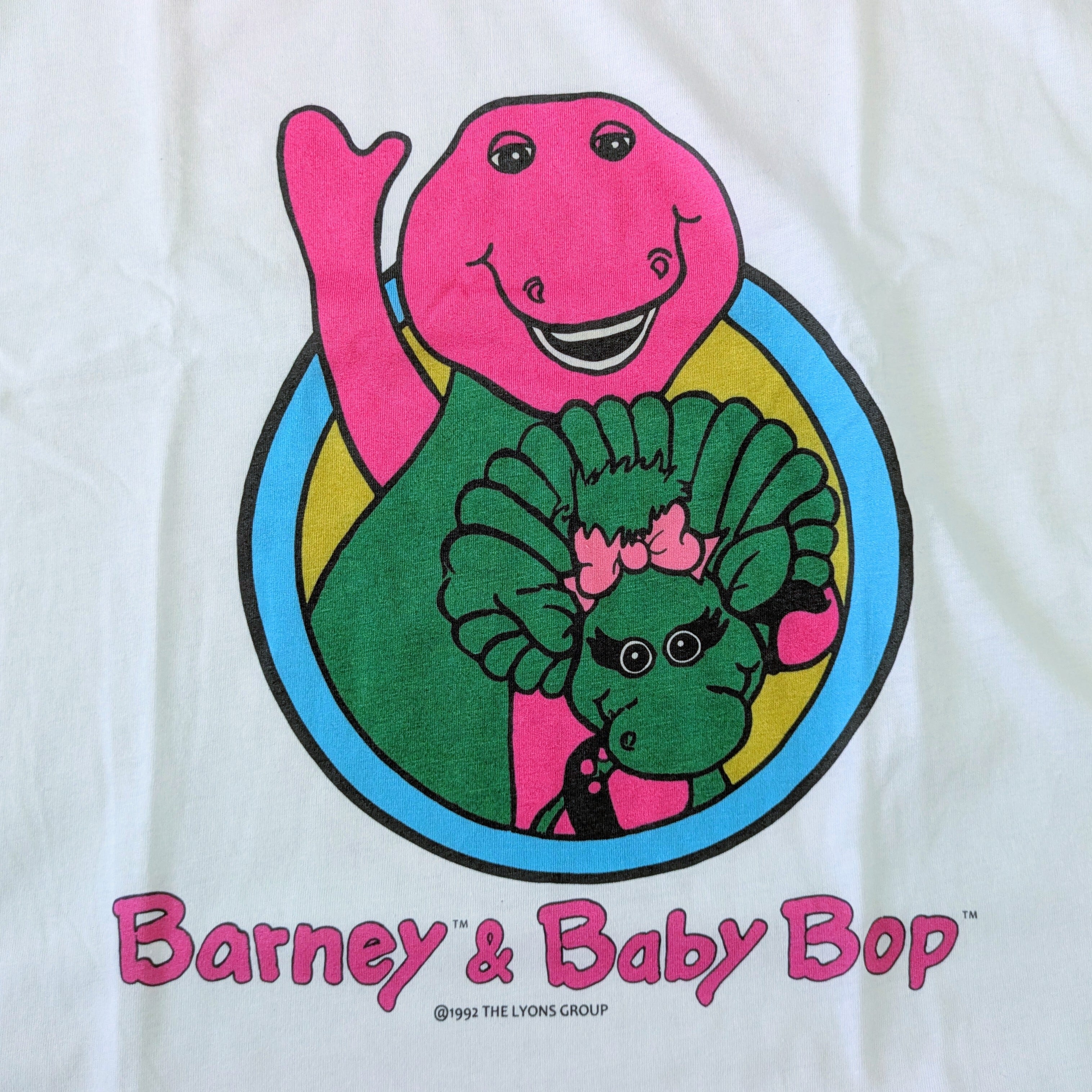 【 Barney & Friends ( バーニー&フレンズ )  】Barney&BabyBop Tシャツ〚アメリカン雑貨 アメトイ〛