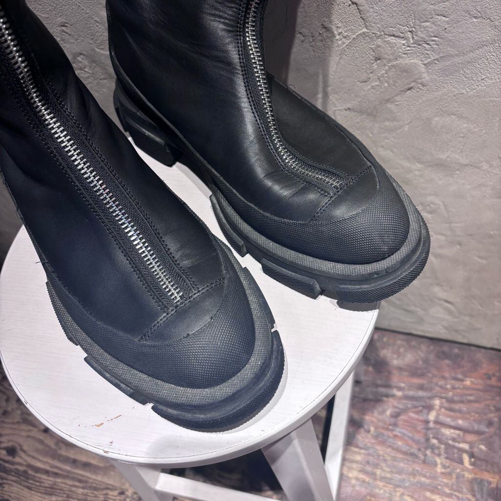 both ボース L's GAO Platform Front Zip Boots ジップアップ ブーツ