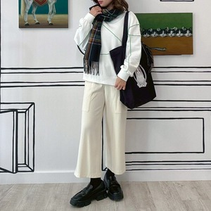 配色チェックストール