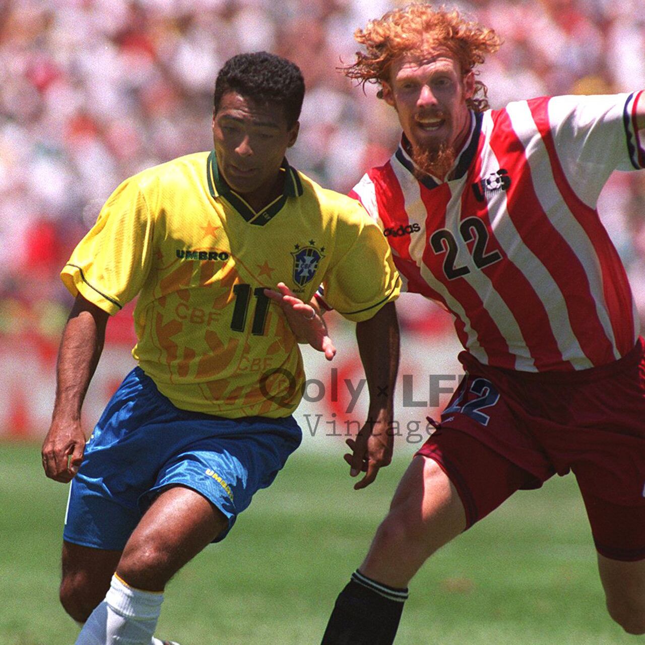 USED】ブラジル代表 1993-94 Umbro ホーム半袖 ユニフォーム #11