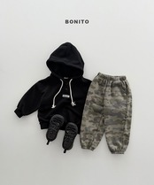 【取寄/韓国直送】BONITO 26/AT 雲カモ柄ジョガーパンツ｜夏服｜韓国子供服