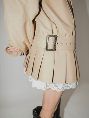 【26AW | WOMEN】POOLDE プールデ / ブルゾン / Kilt-Hem Zip Blouson  PLD-26AW-BL01
