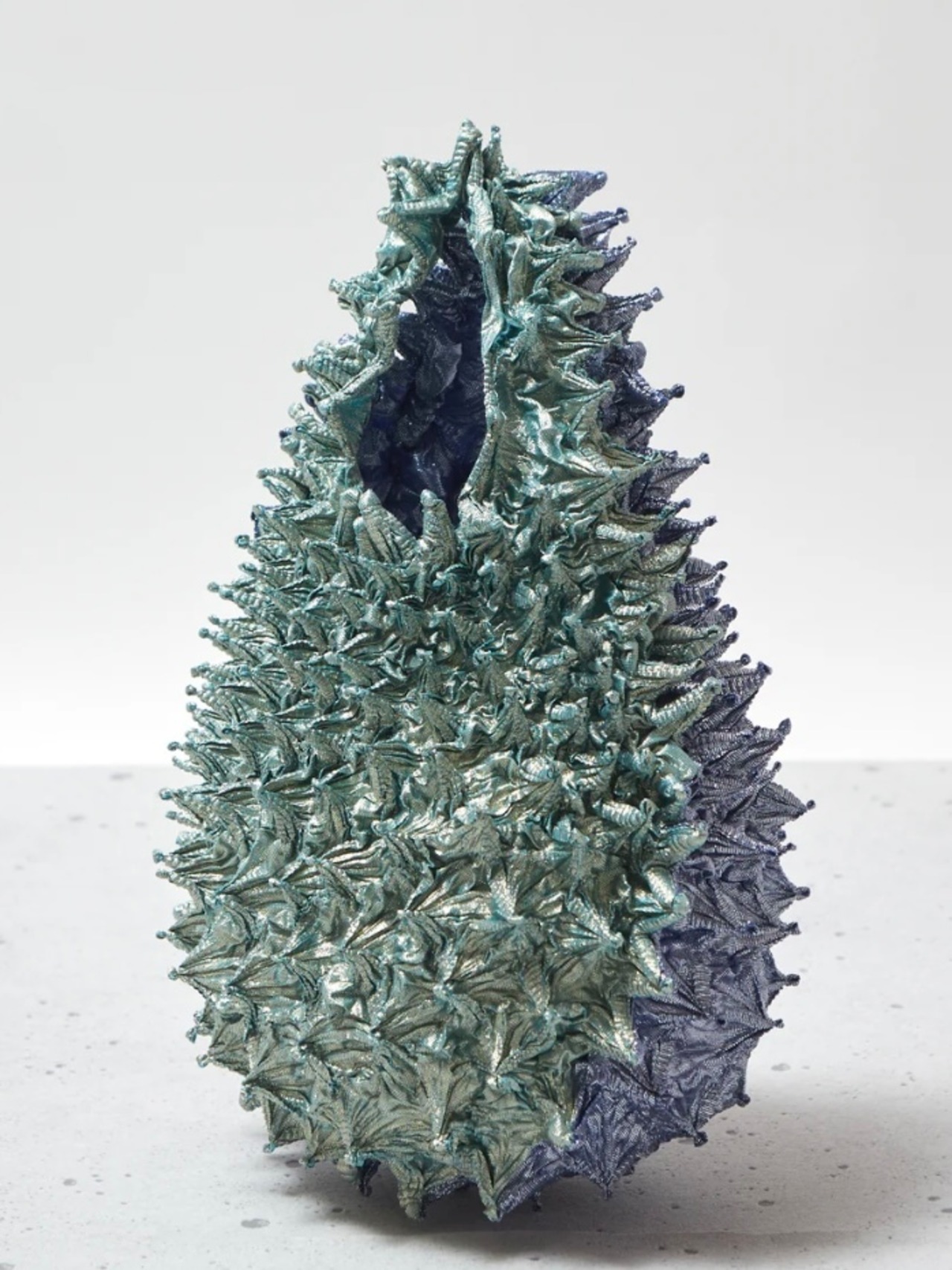 【送料無料】BUNZABURO 文三郎 /  プチバッグメタリックバイカラー Blue Gold x Blue Silver / バッグ - 1