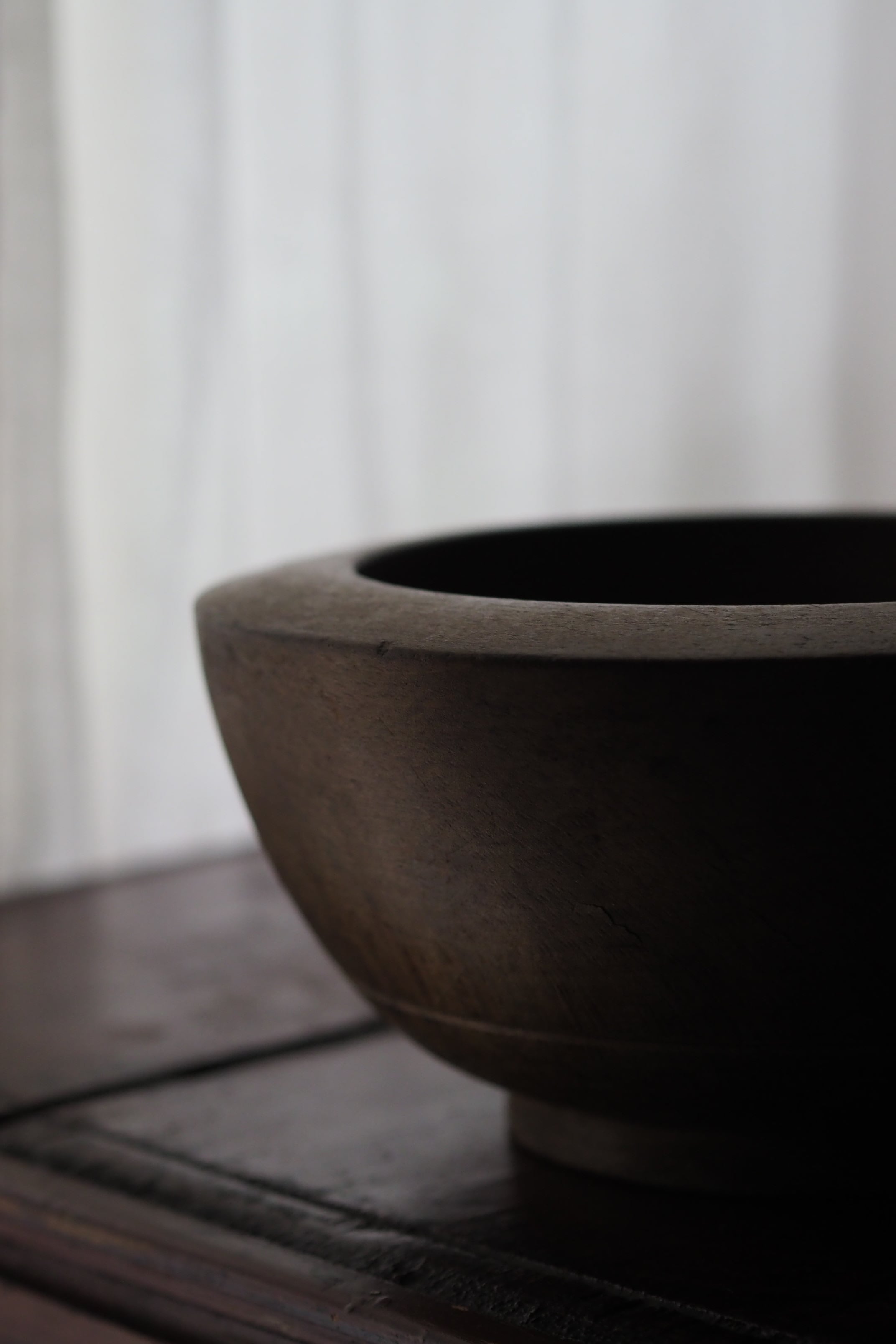 イギリスアンティーク 木のすり鉢-antique wood mortar | アンティーク