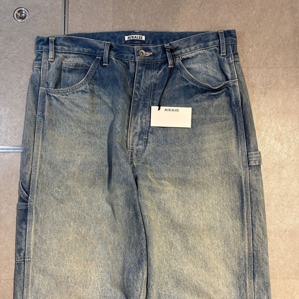 AURALEE オーラリー 24AW Selvedge Faded Heavy Denim Painter Pants