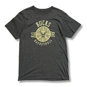 Milwaukee Bucks Logo Printed T-shirt. NBA