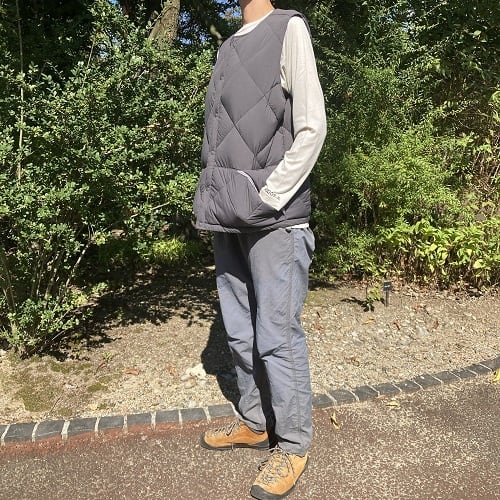 PAPERSKY WEAR MIDDLE LAYER DOWN VEST ペーパースカイ ウェア ほど