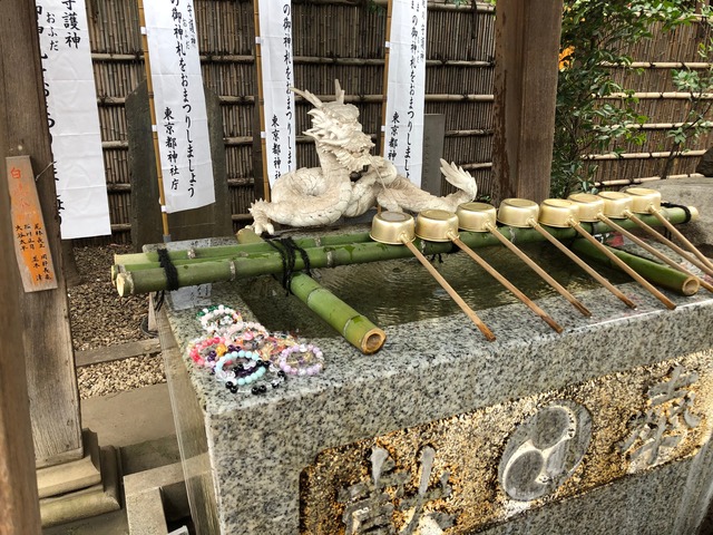 【松岡紫鳳先生公認】金運アップ♪四神獣開運パワーストーンブレスレット(ブラック四神シルバー＋水晶＋タイガーアイ)