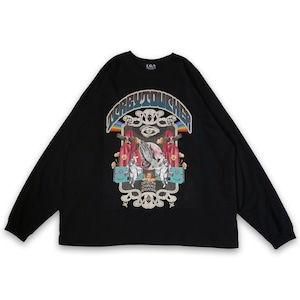 T.C.R MUSHROOM WIDE FIT L/S TEE - BLACK