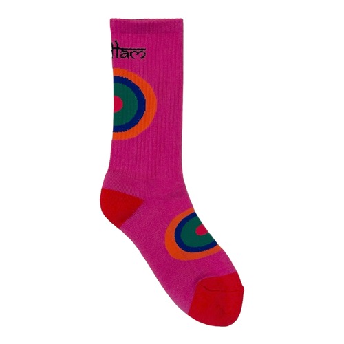 【Bedlam】Circle Socks Peach