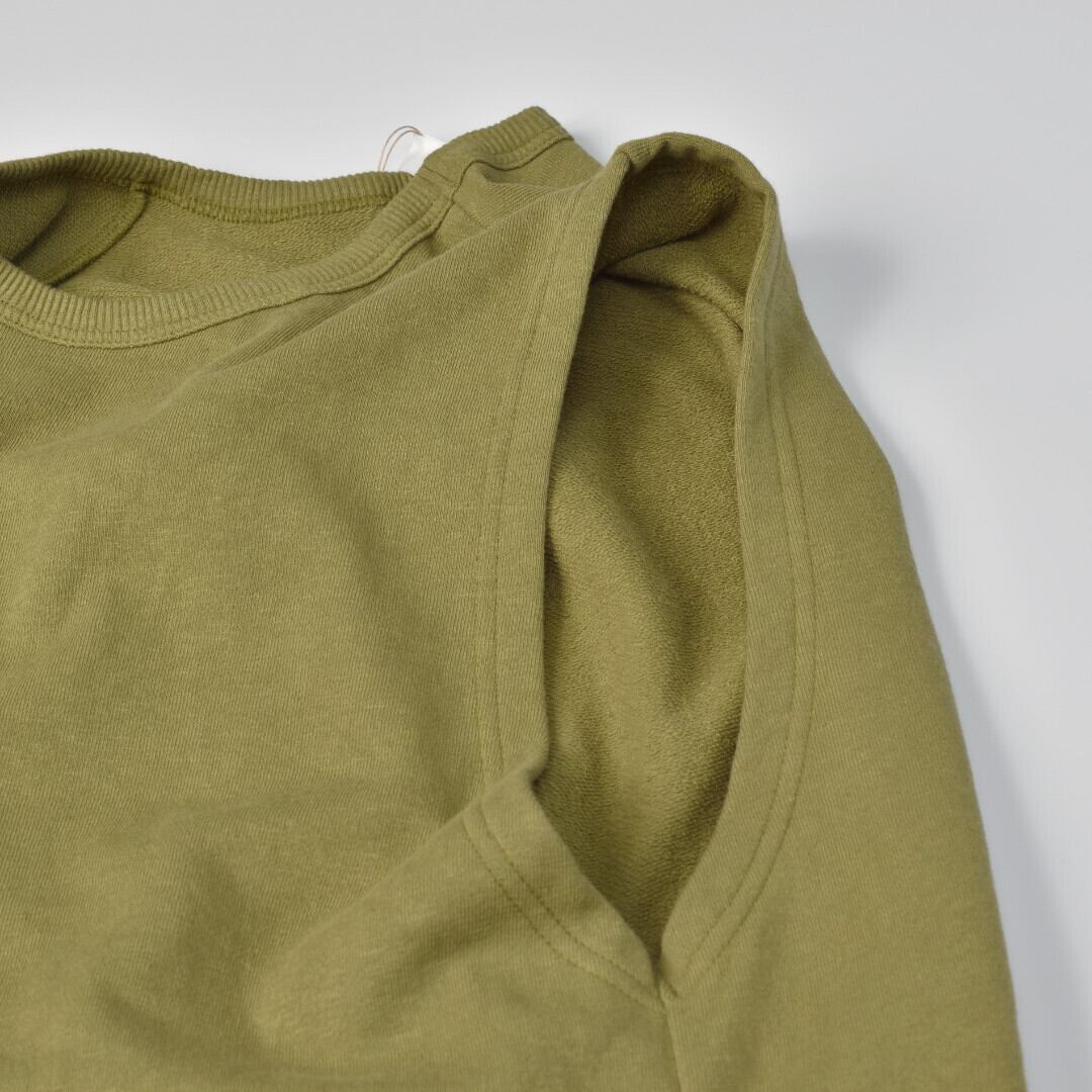 prit プリット エコ裏毛プルオーバーベスト・オリーブ