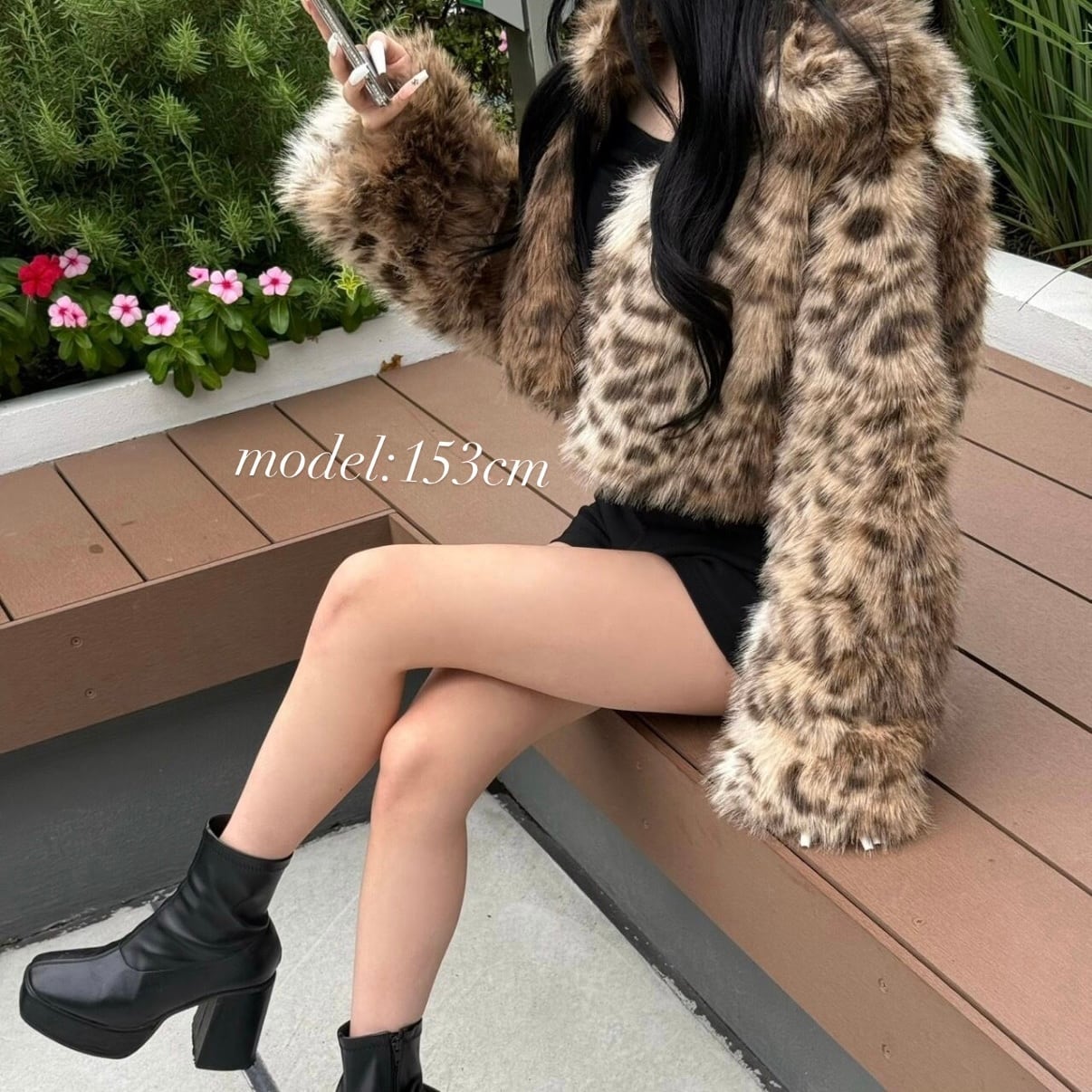 レオパード/フェイクファージャケット | rekna