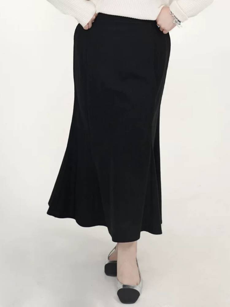 履くだけですっと美シルエット マーメイドスカート 大人可愛い 上品