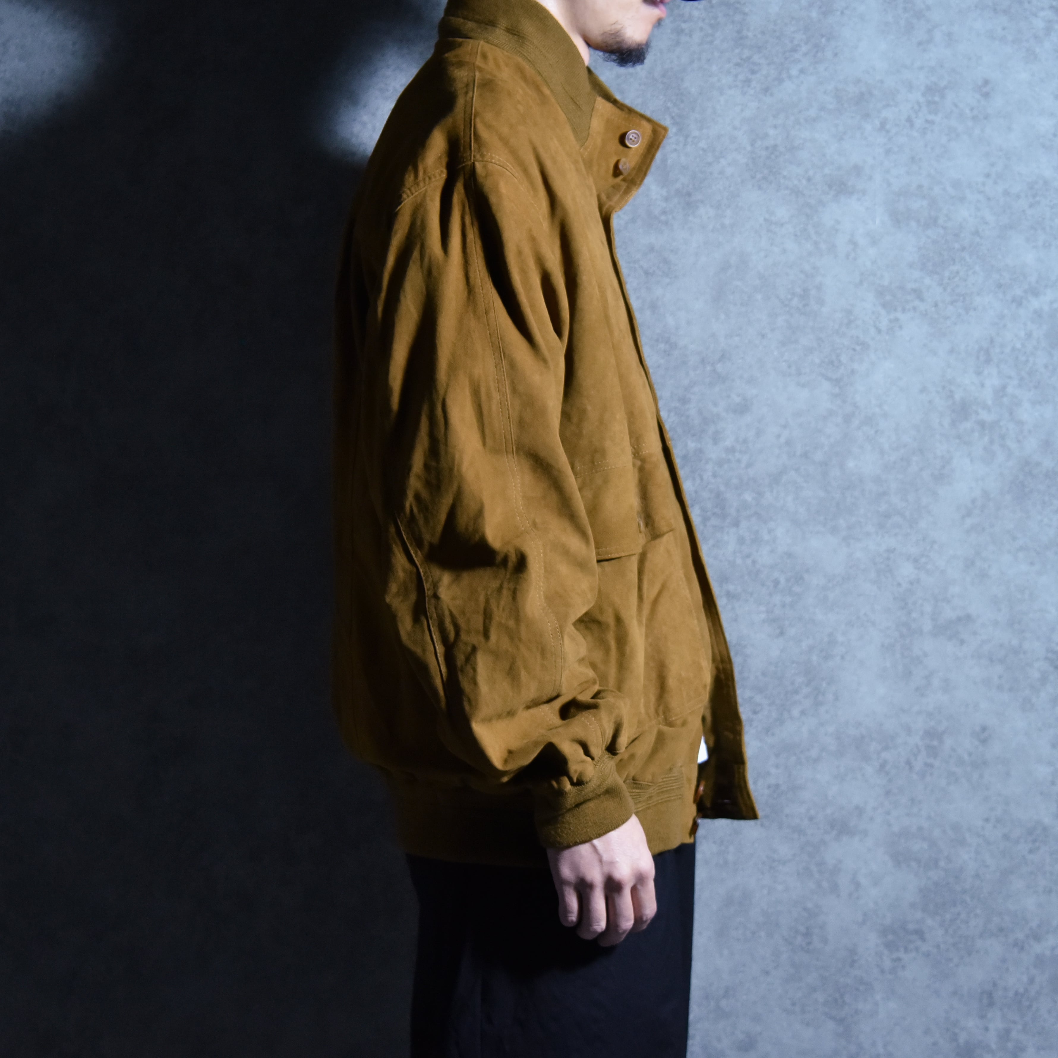 90s Italian Suede Leather Jacket VERA PELLE スエード レザー