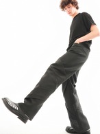 54A0 Turtle Shell Pleated Trousers