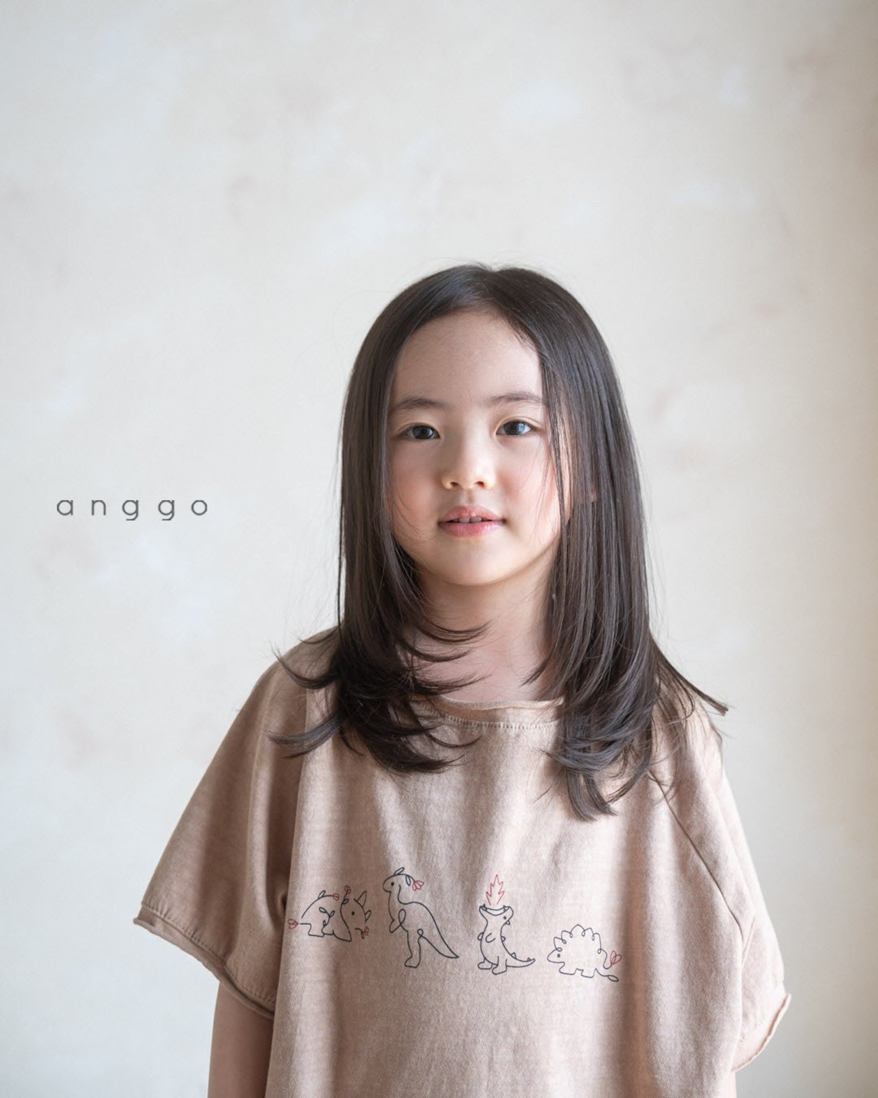 【anggo】だいなそーTシャツ 80〜120cm ブラウン 230509 - 13