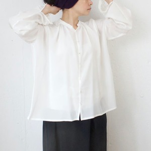【定番】humoresque（ユーモレスク）gather blouse silk シルク ギャザーブラウス（2色）_2