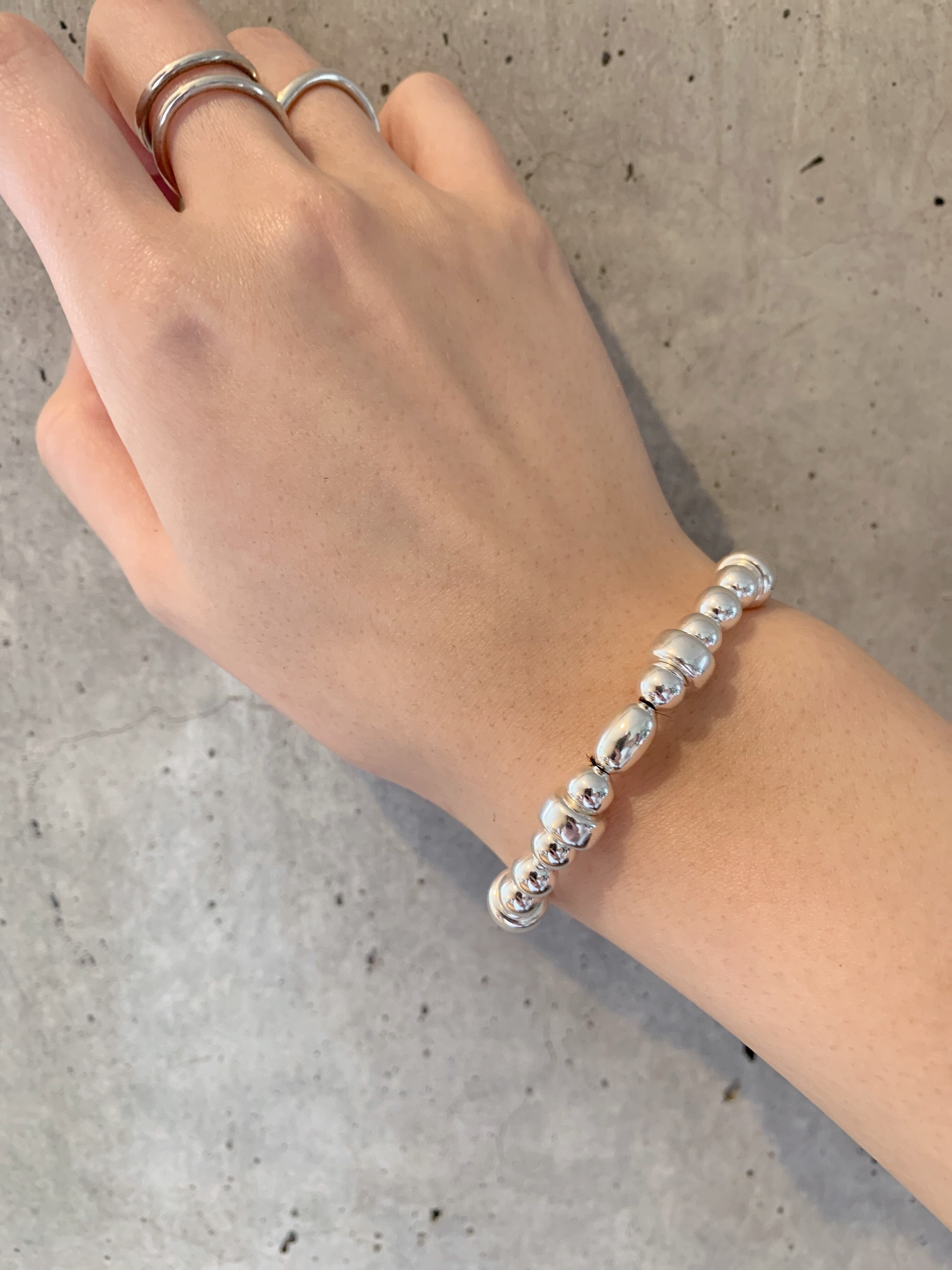 beads bracelet / silver925 （women's)