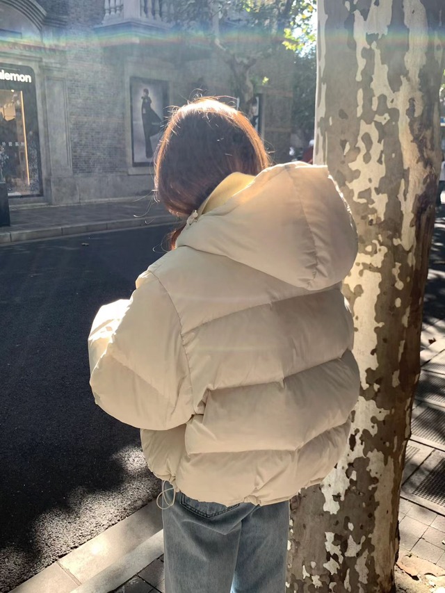 (予約) ounce / Bunny hoodie padded jacket 3color