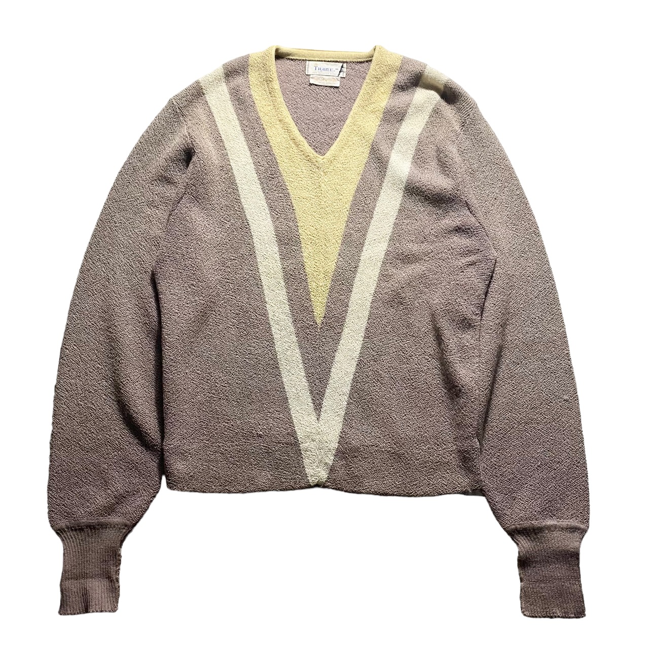 vintage 1960’s V neck alpaca sweater