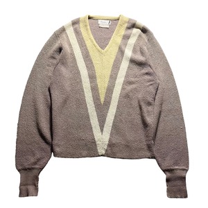 vintage 1960’s V neck alpaca sweater