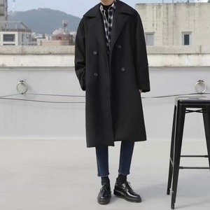 オーバーブラックチェスターコート Se353 韓国メンズファッション通販サイト 3seconds