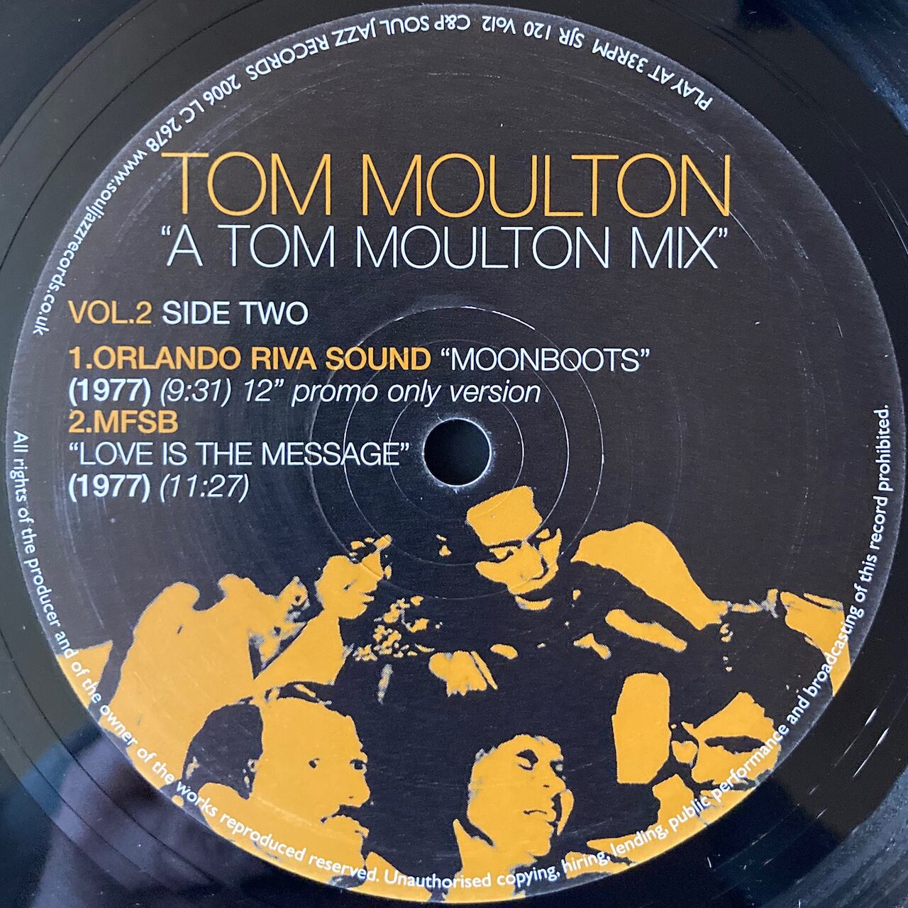 新品未開封 TOM MOULTON REMIXES PHILLY BOX LP