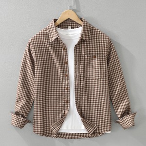 【M-3XL】Retro Check Long Sleeve Shirt / レトロチェック 長袖シャツ