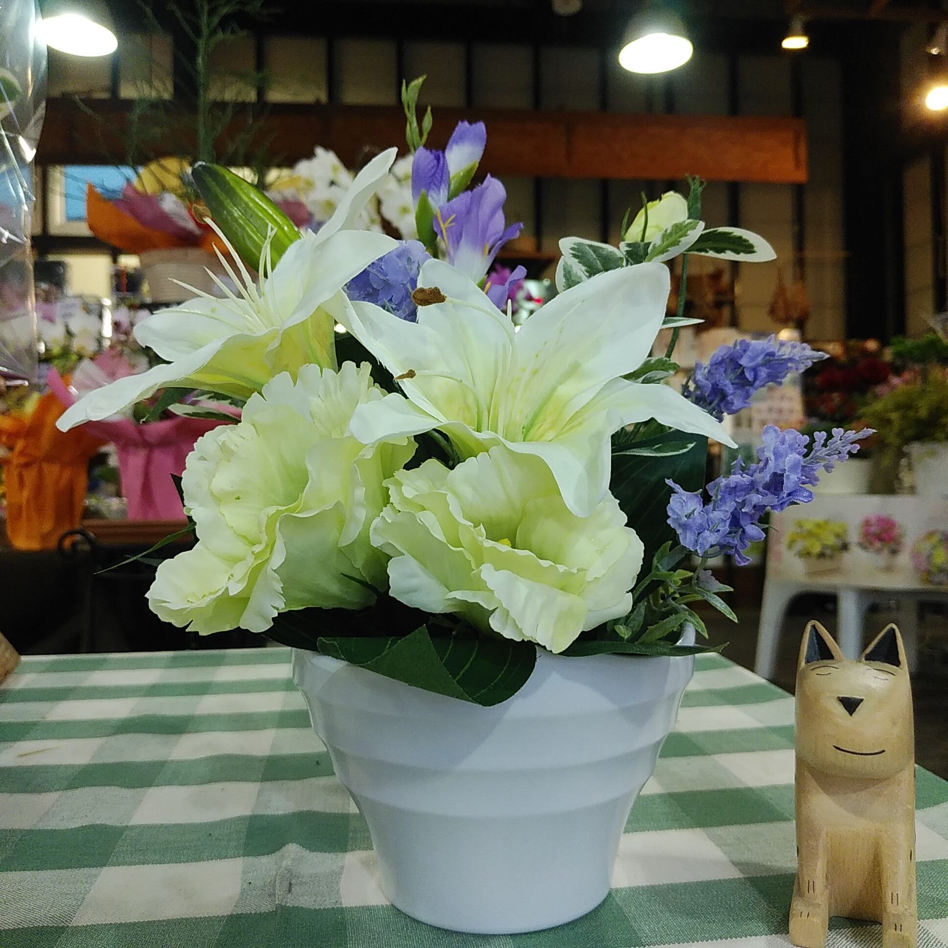 そのまま飾れる 花瓶付きアレンジ そわ花 ｂ011 Sowaka Flower