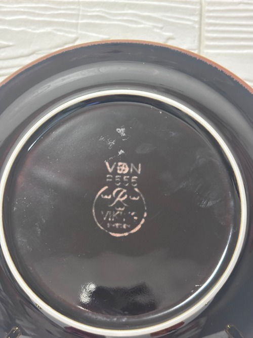 【Vintage】Rörstrand (ﾛｰﾙｽﾄﾗﾝﾄﾞ)/Viking(ﾊﾞｲｷﾝｸﾞ) Plate / Sweden