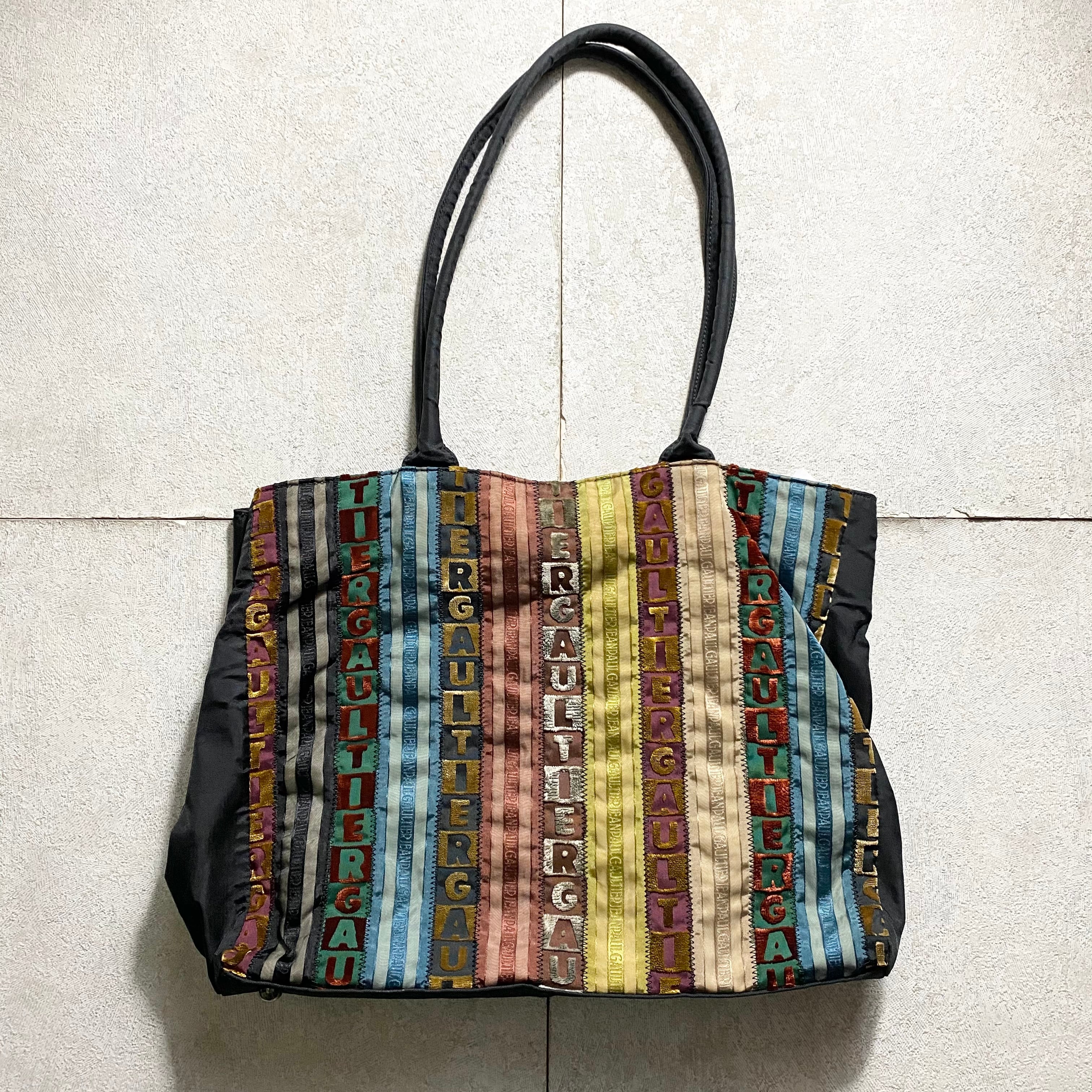 Jean Paul GAULTIER ロゴ入りトートバッグ 90s〜00s 中古・古着通販】Jean Paul GAULTIER (ジャンポールゴルチェ) トート