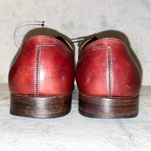 HERMES straight-tip leather shoes