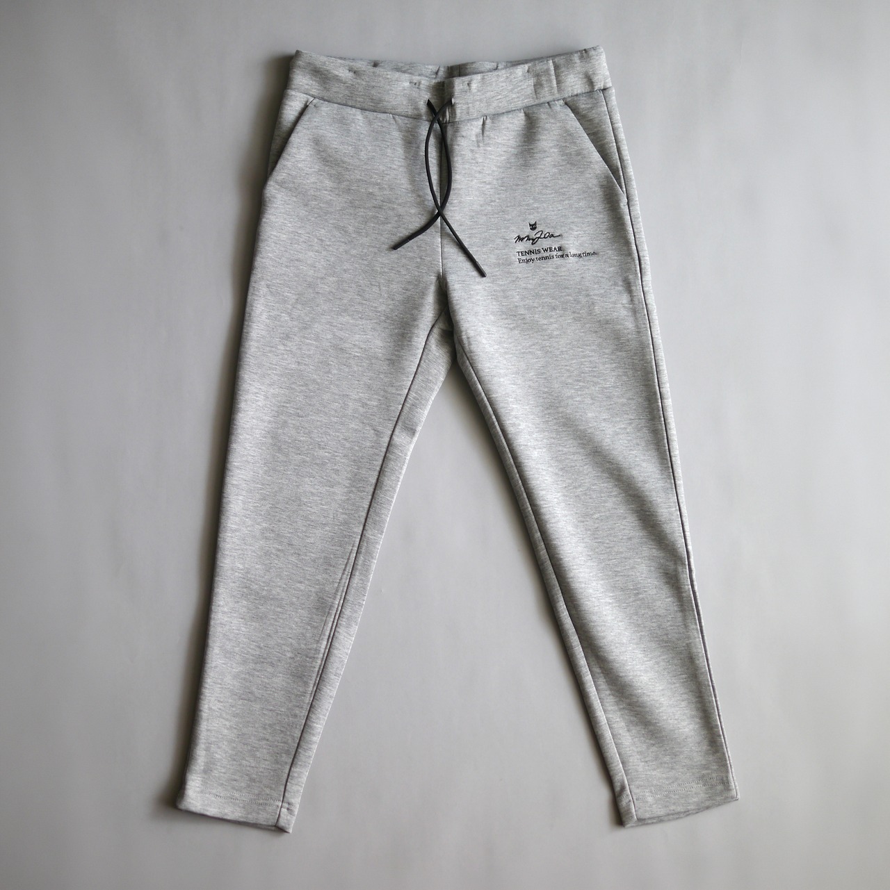 Slogan.ダンボールニットパンツ_ヘザーグレー