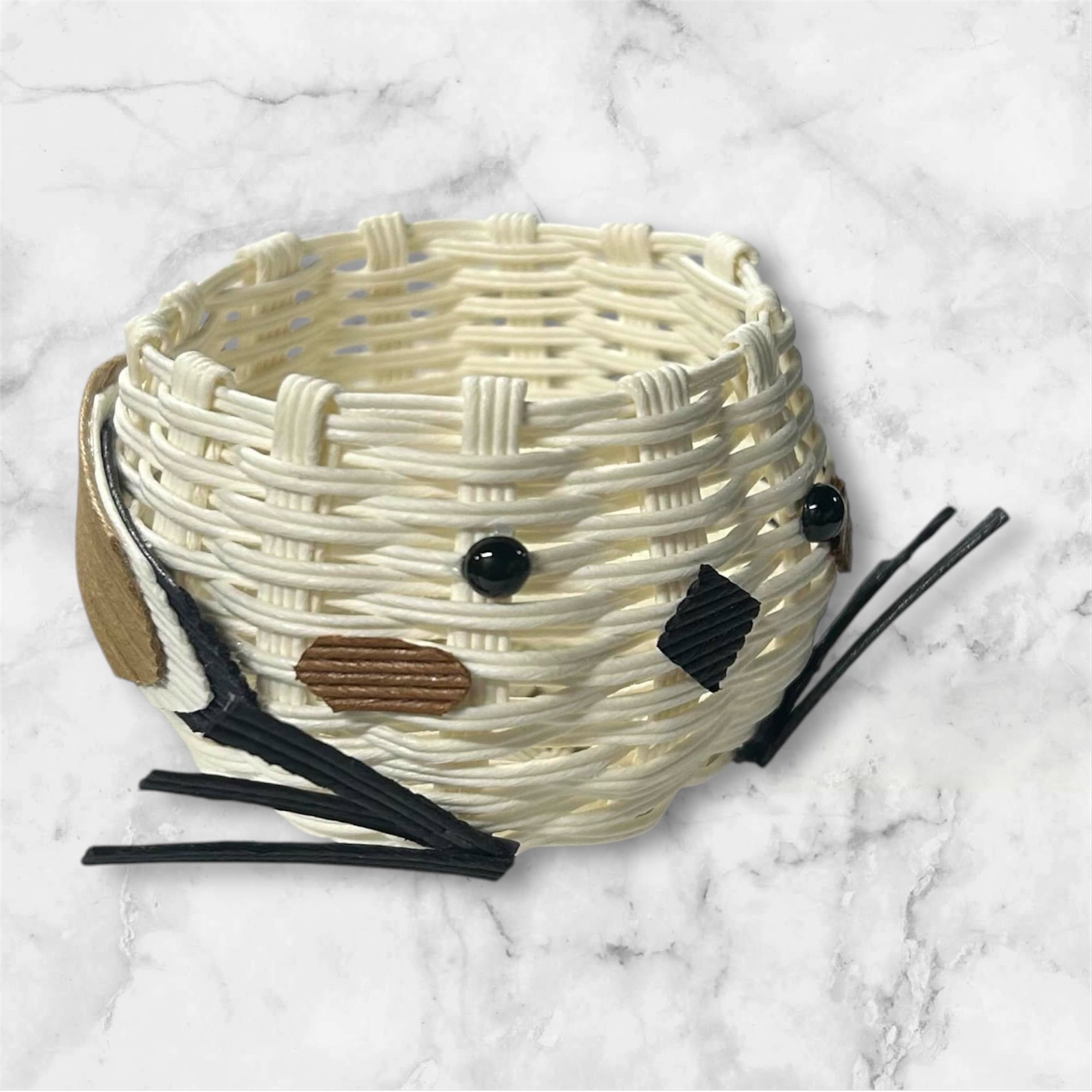 エコクラフト シマエナガの小物入れ | Culture-Booth