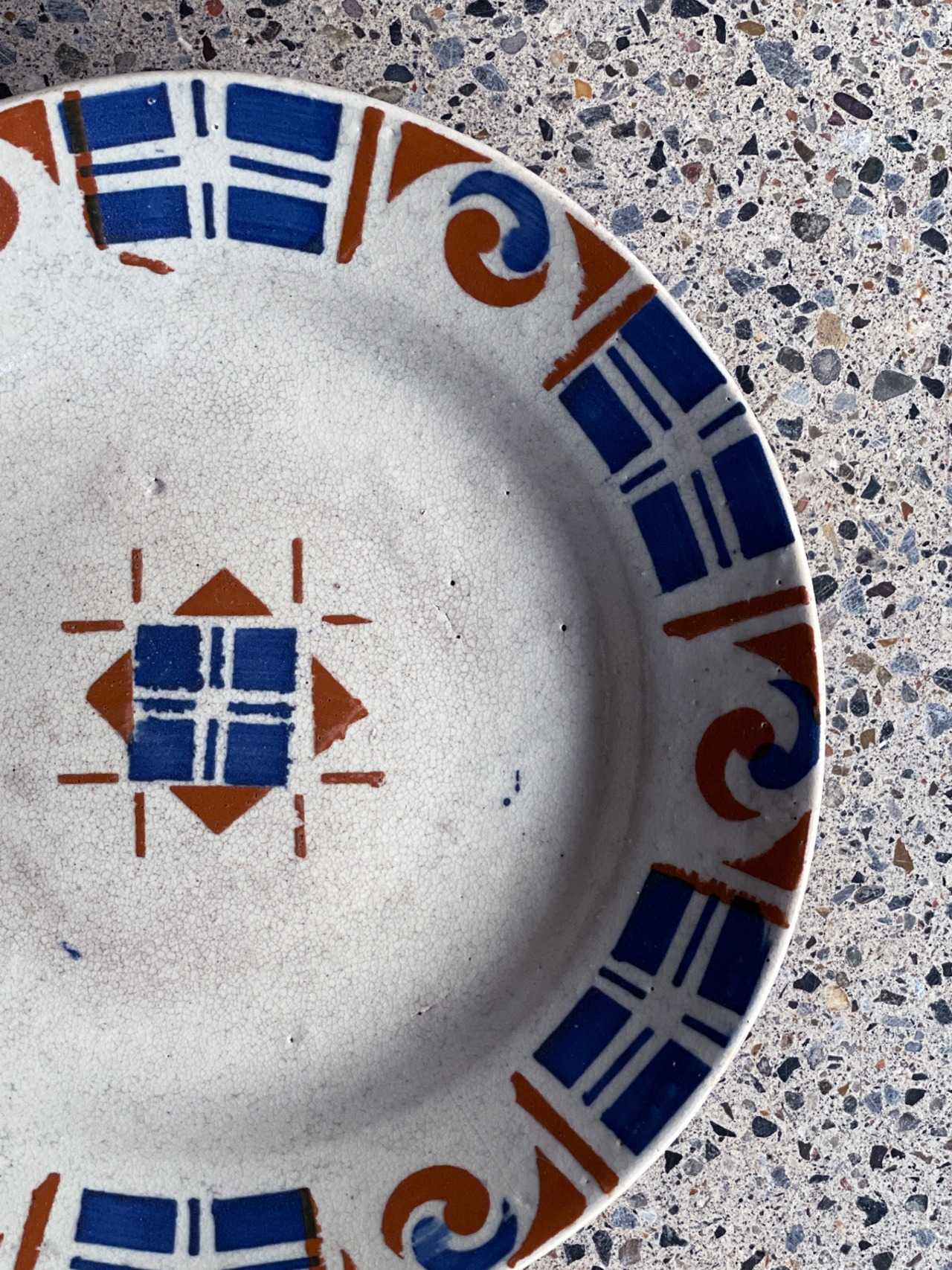 ヴィンテージソンべ焼き／中皿