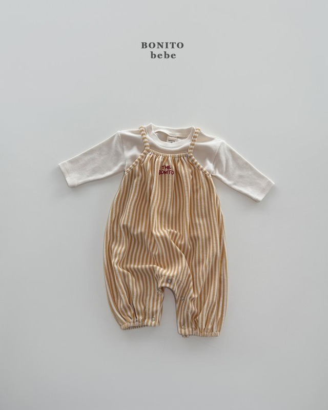 【予約】Striped Overall Suit