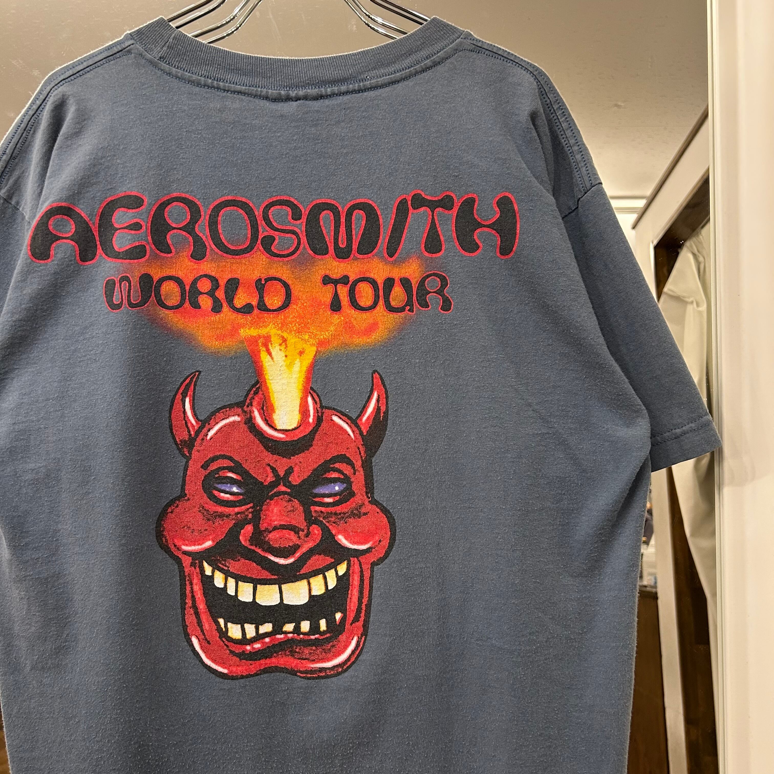 カラーT】90's Aerosmith Tee “Nine Lives” | spike osu