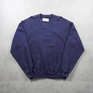90s L.L.Bean × Russell sweatshirt solid navy XL 古着